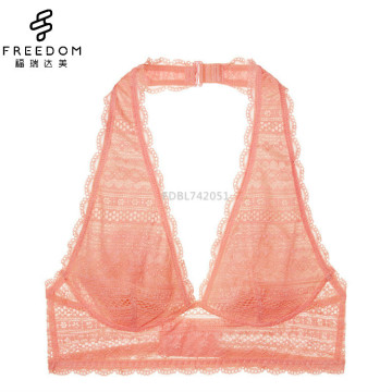 China wolesale y custimozed sexy girls preadolescente de encaje suave sin espalda bralette sujetador de ropa interior